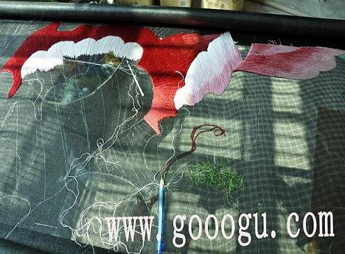 琉璃工坊屏風(fēng)、網(wǎng)格刺繡屏風(fēng)、蘇州刺繡隔斷，純手工繡高檔隔斷